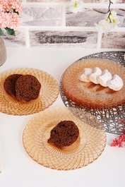 Hermia Belinda 6PTAS Juego de Platos para Postre Ámbar 21 cm (6 Piezas) lifetstyle